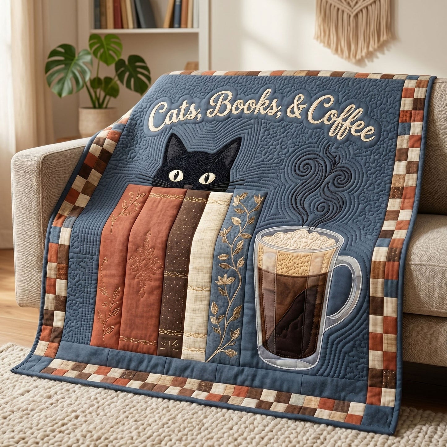 Feline Wisdom Quilted Blanket - Baby (30" x 40") - Pack 1