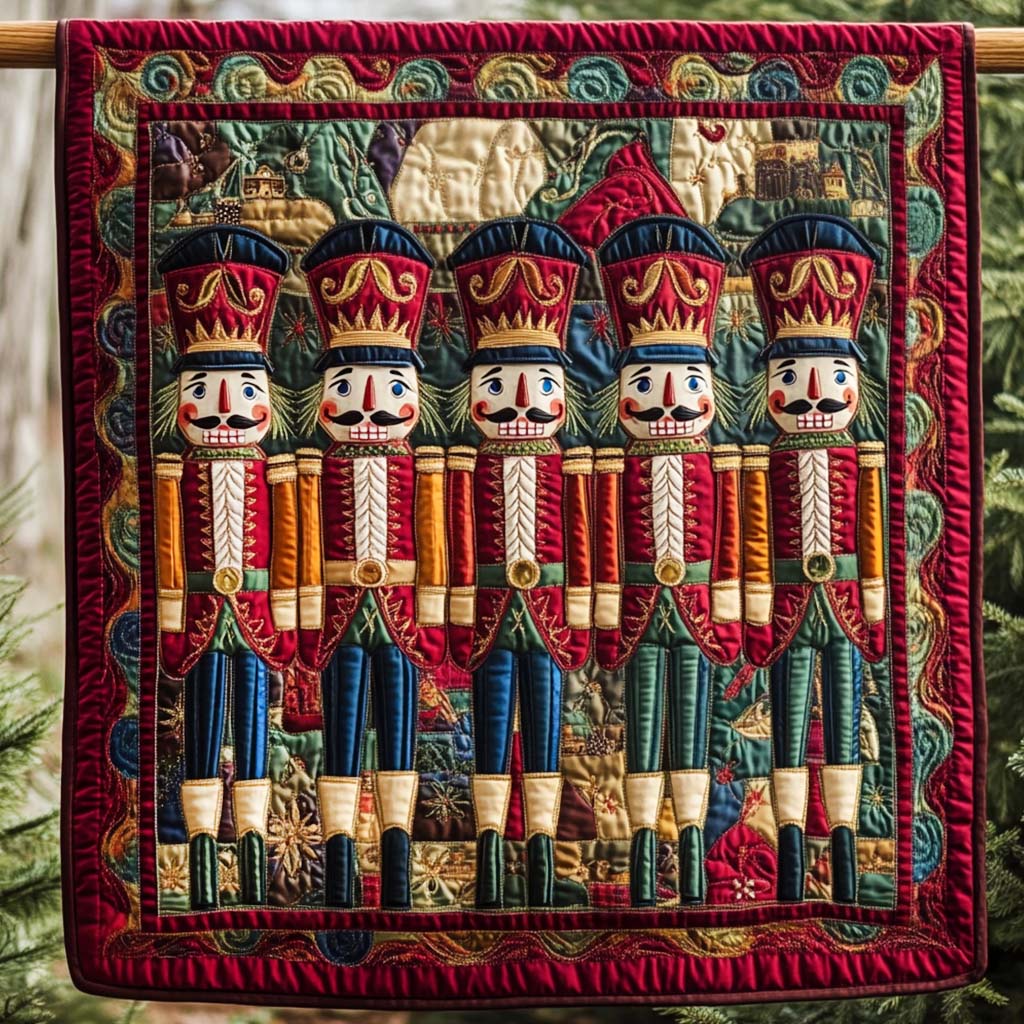 Festive Defender Quilted Blanket - Throw (55" x 60")