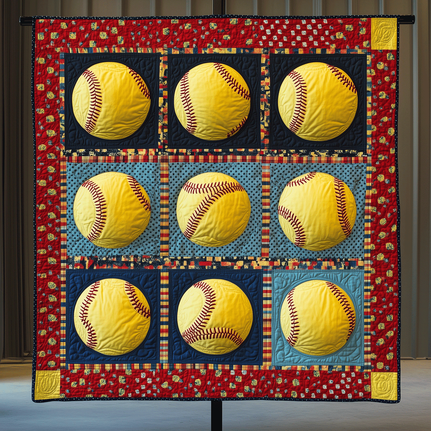 Field of Dreams Quilted Blanket - Throw (55" x 60")