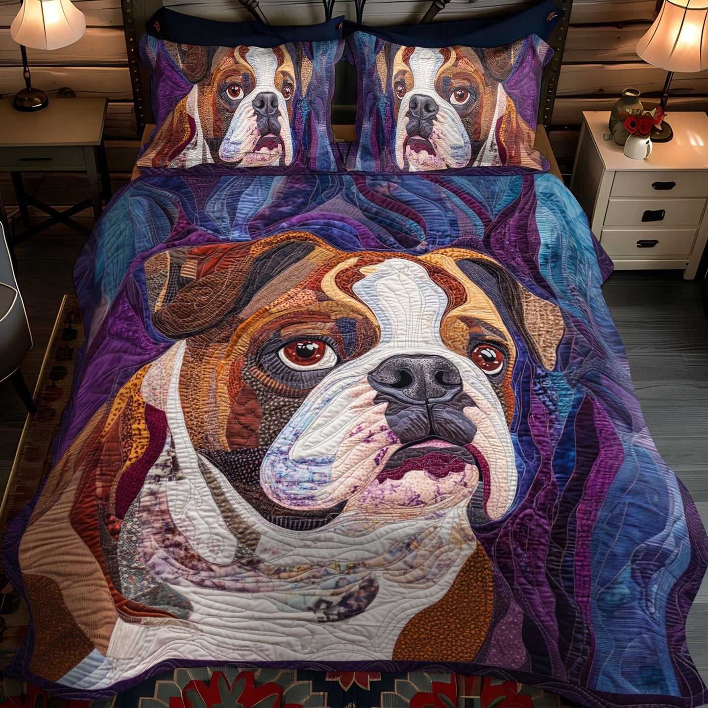 Fierce Loyalty 3-Piece Quilted Bedding Set - Single (59" x 70")