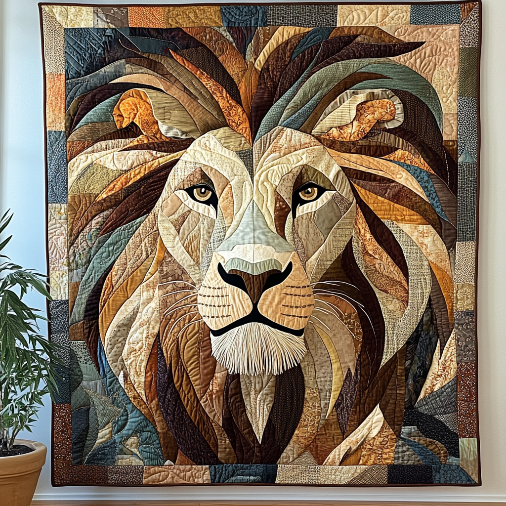 Fierce Spirit Quilted Blanket - Throw (55" x 60")