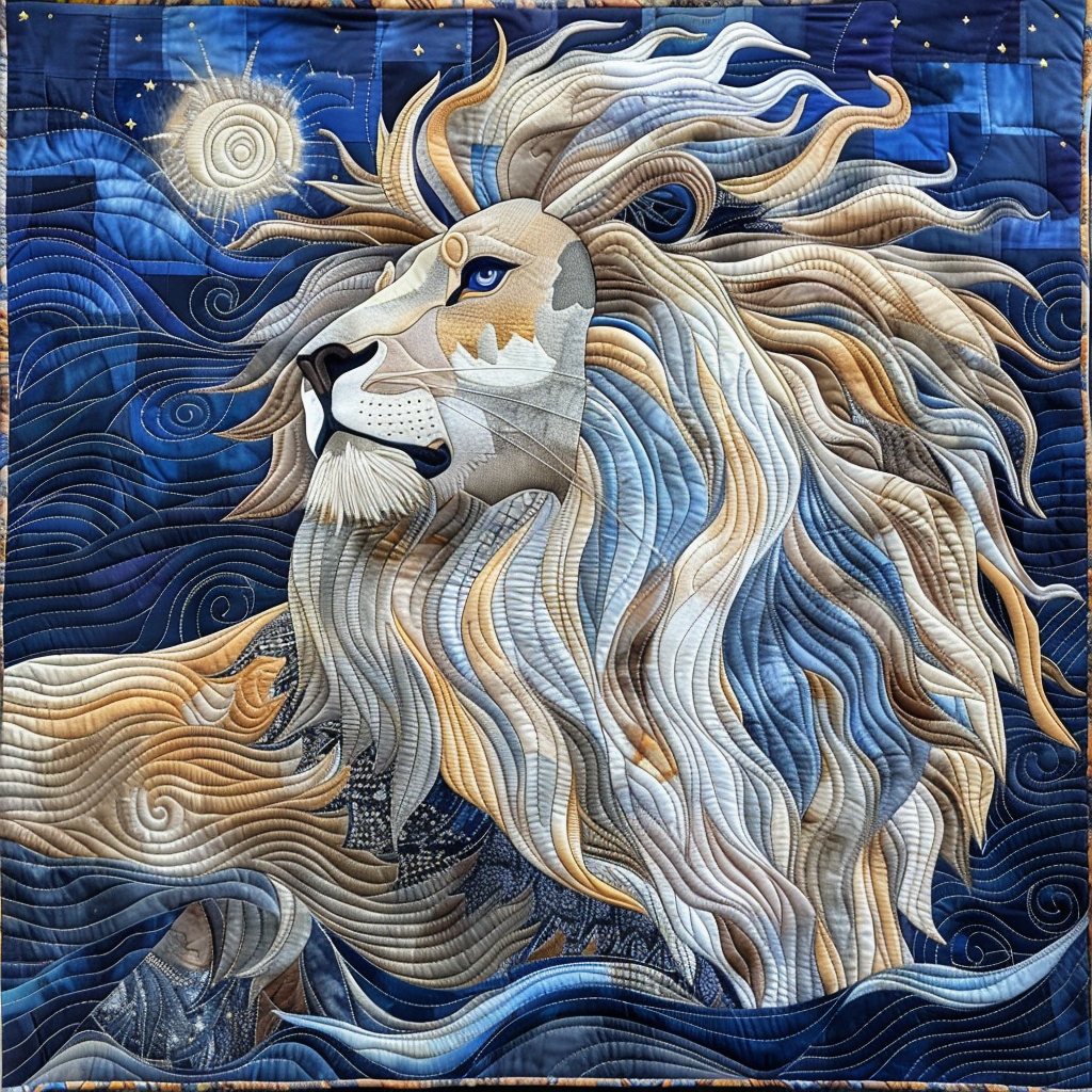 Fierce and Free Quilted Blanket - Throw (55" x 60")