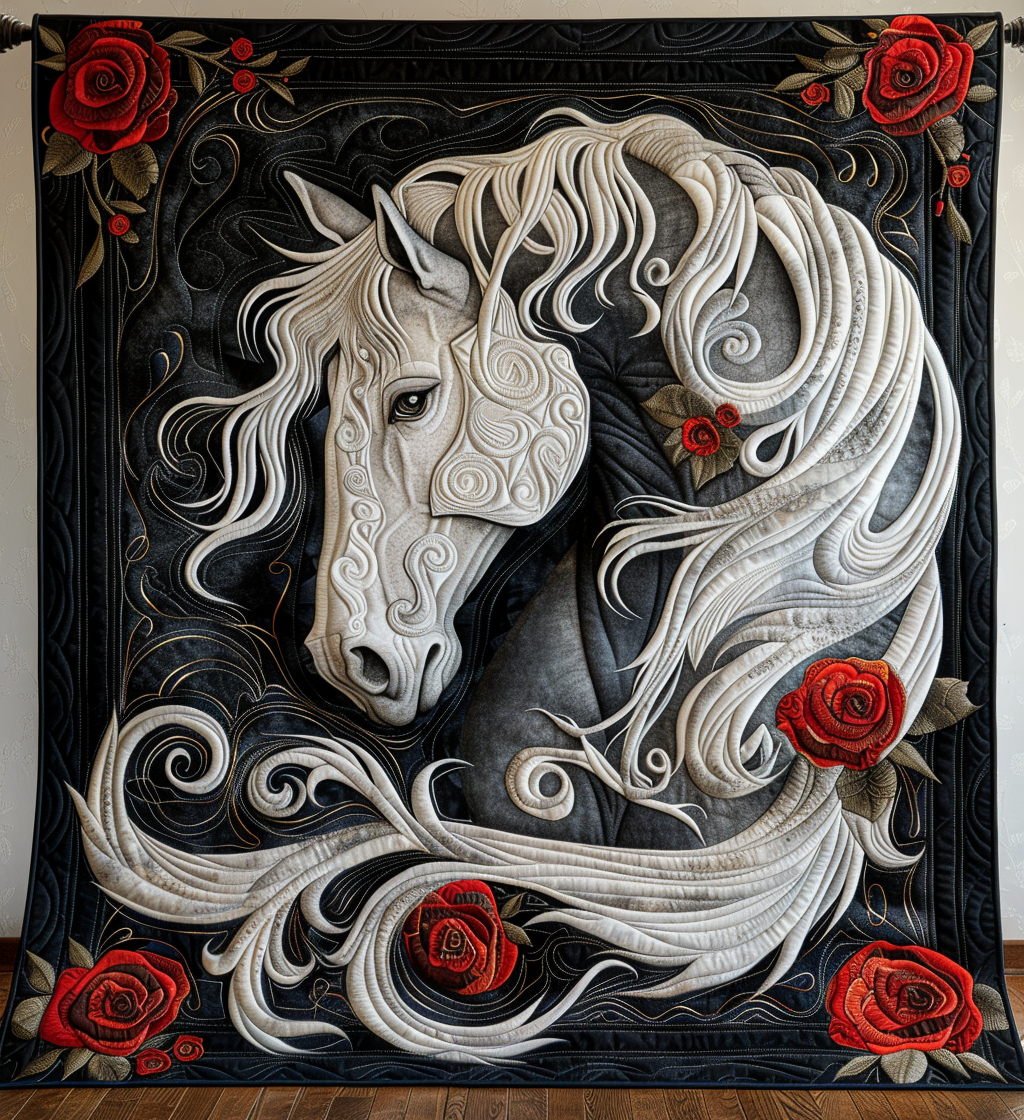 Fiery Soul Quilted Blanket - Throw (55" x 60")