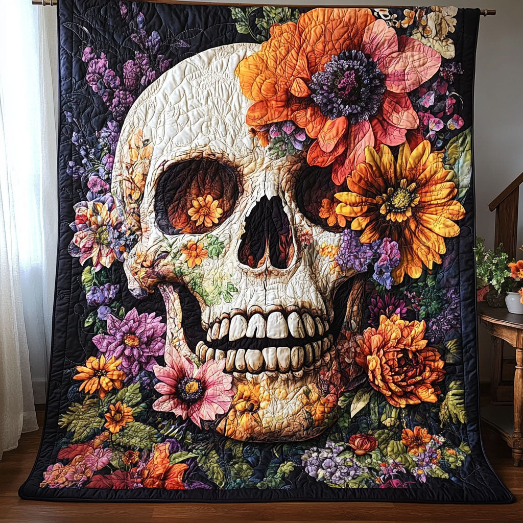 Floral Essence Quilted Blanket - Throw (55" x 60")