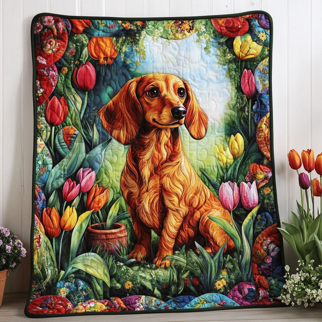 Floral Friend Quilted Blanket - Baby (30" x 40")