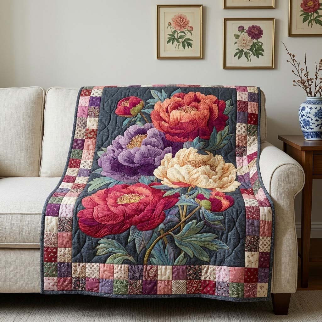 Floral Serenity Quilted Blanket - Baby (30" x 40") - Pack 1