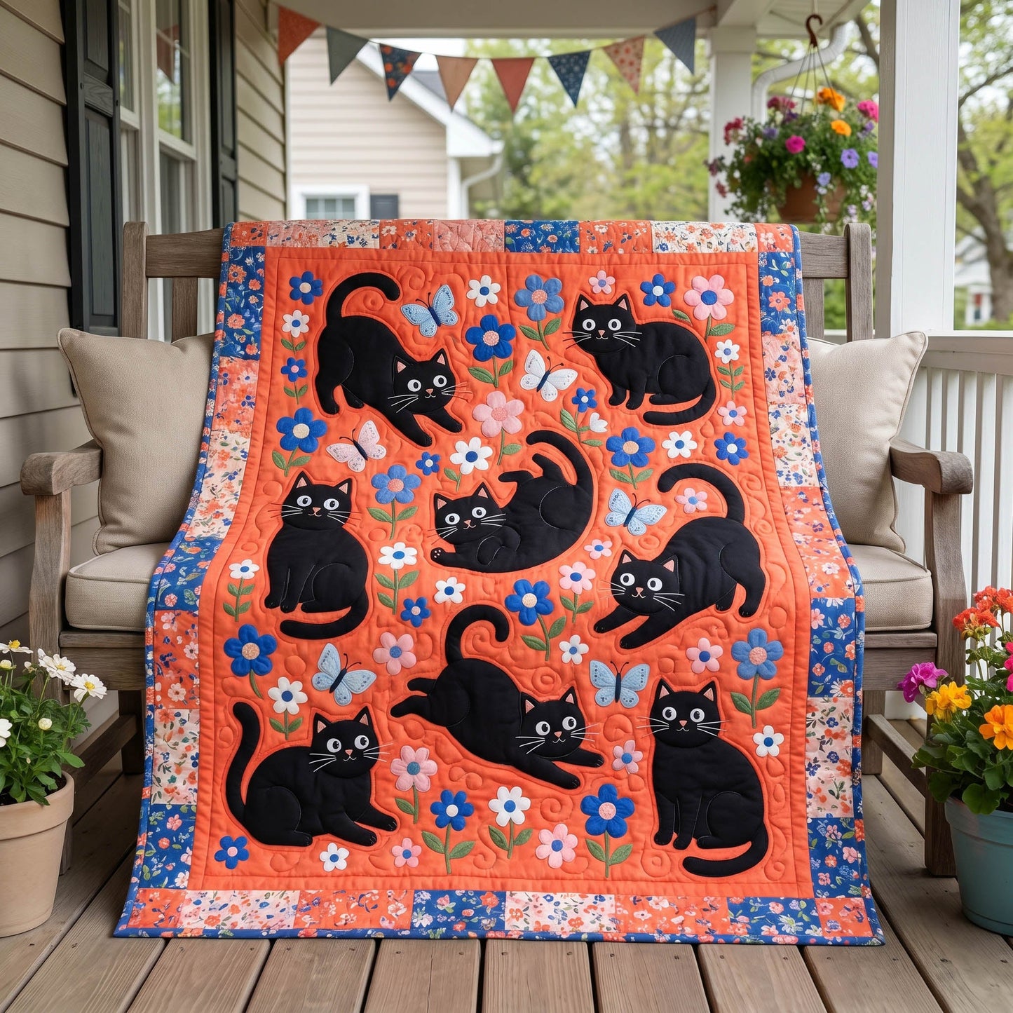 Floral Shadow Quilted Blanket - Baby (30" x 40") - Pack 1