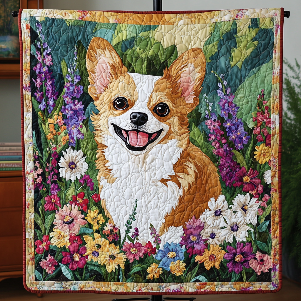 Fluffy Garden Quilted Blanket - Baby (30" x 40")