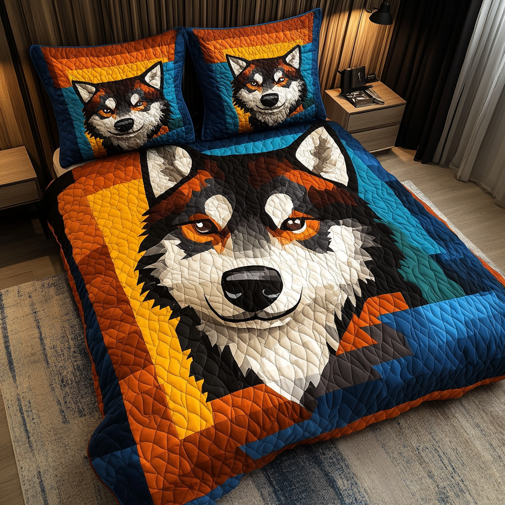 Fluffy Guard 3-Piece Quilted Bedding Set - Single (59" x 70")