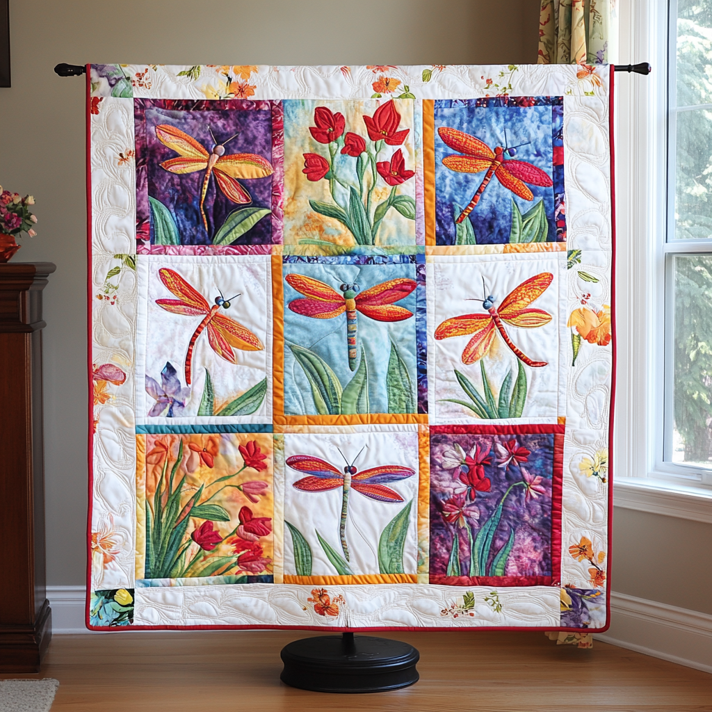 Fluttering Dreams Quilted Blanket - Baby (30" x 40")