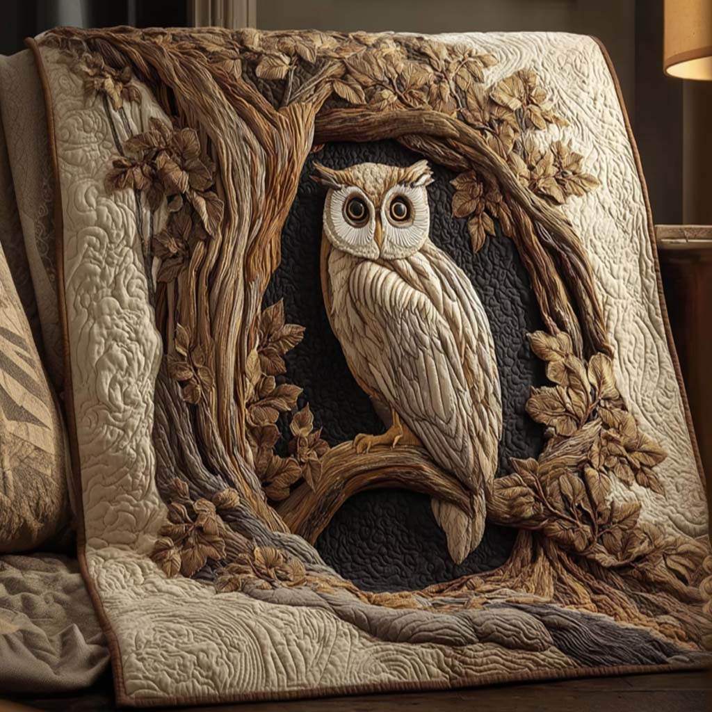 Forest Hoot Quilted Blanket - Baby (30" x 40") - Pack 1