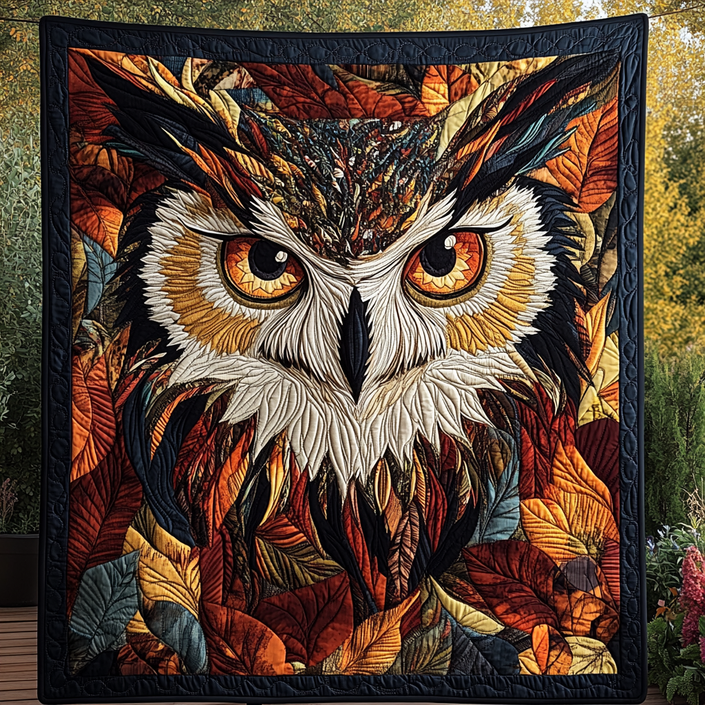 Forest Wisdom Quilted Blanket - Throw (55" x 60")
