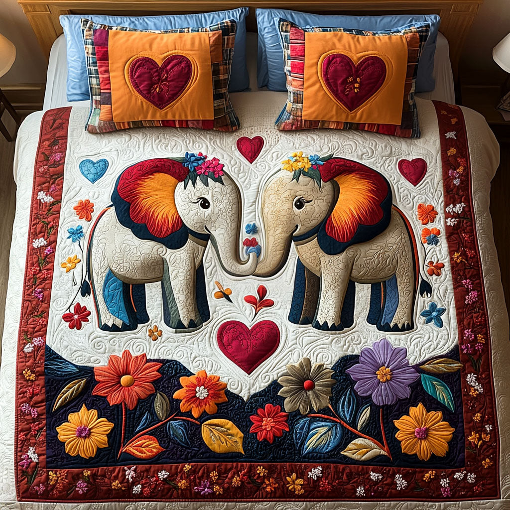 Forever Trunks 3-Piece Quilted Bedding Set - Single (59" x 70")