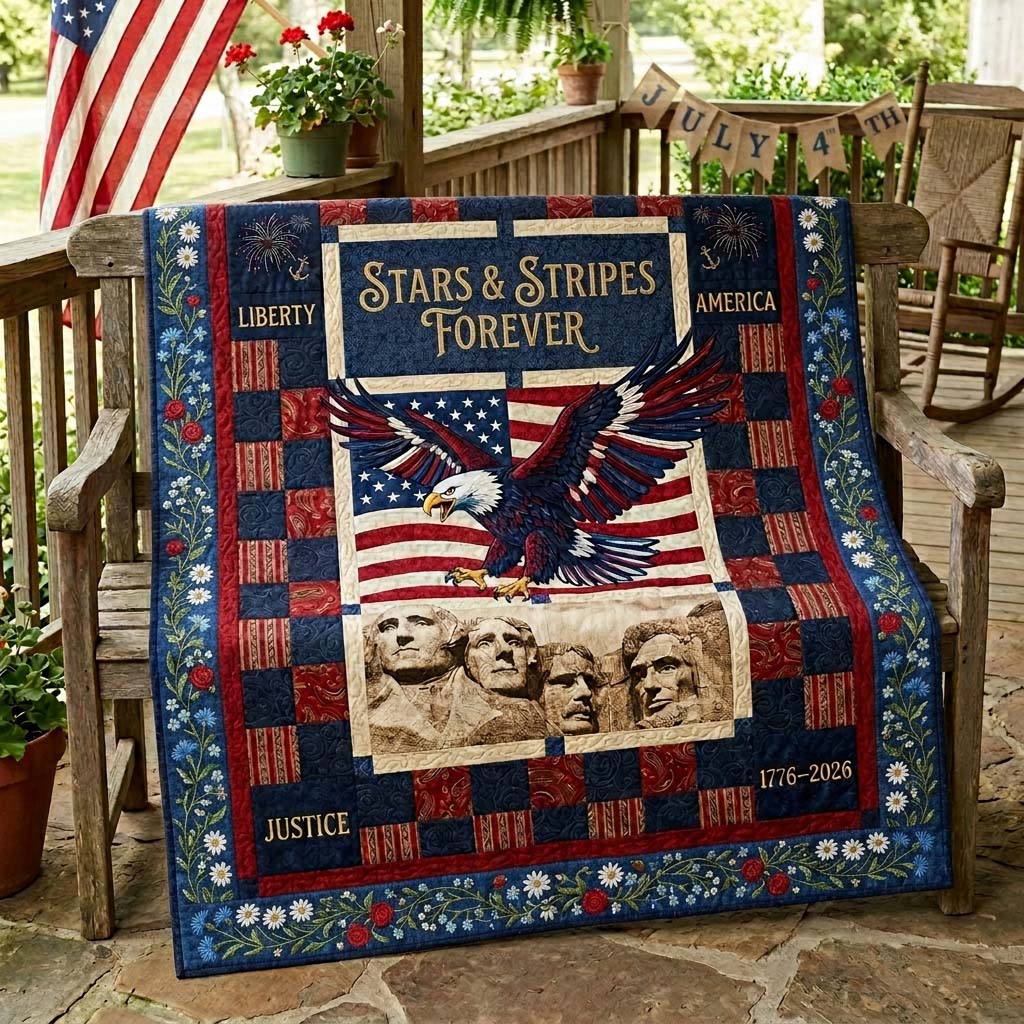 Forever Brave Quilted Blanket - Baby (30" x 40") - Pack 1