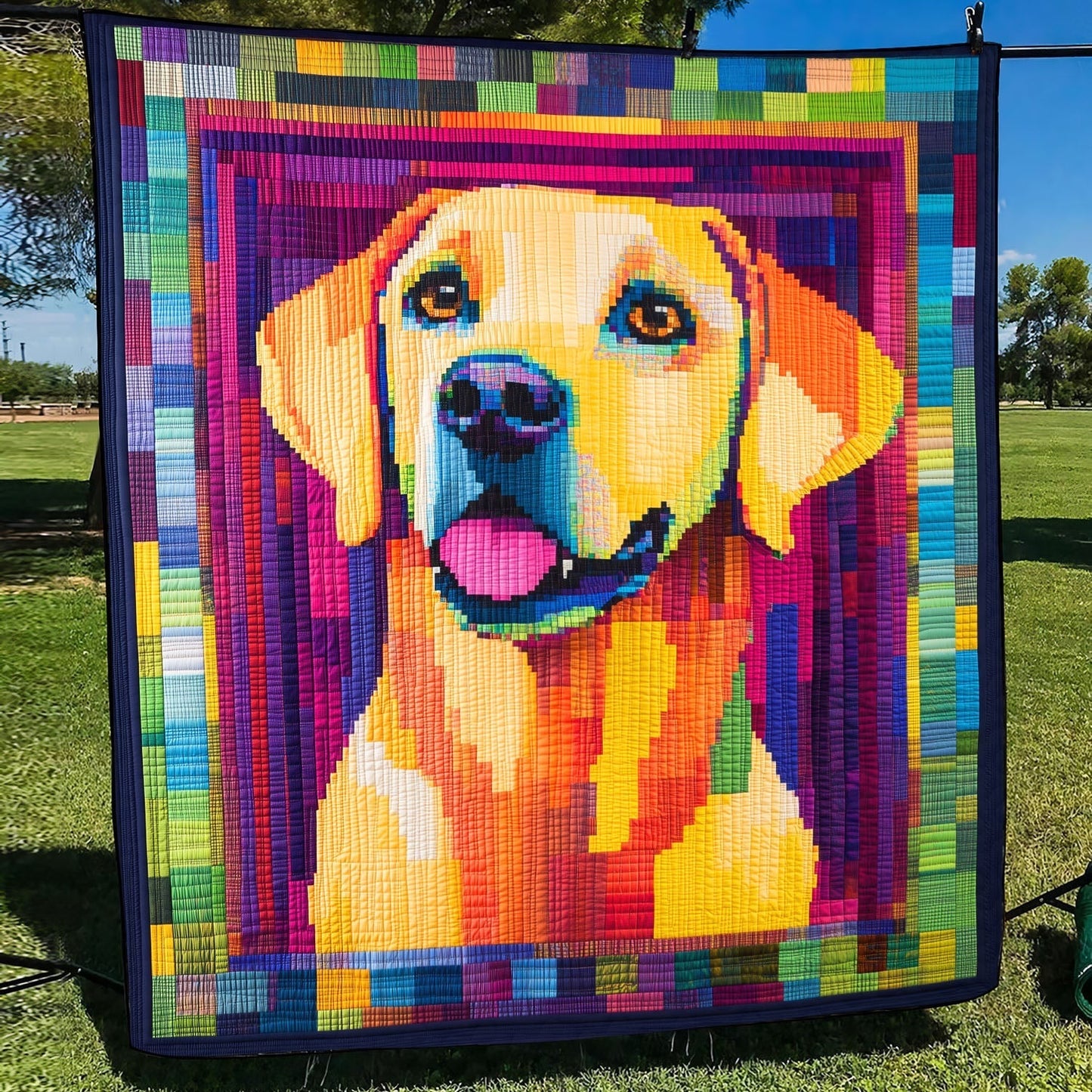 Forever Faithful Quilted Blanket - Throw (55" x 60")
