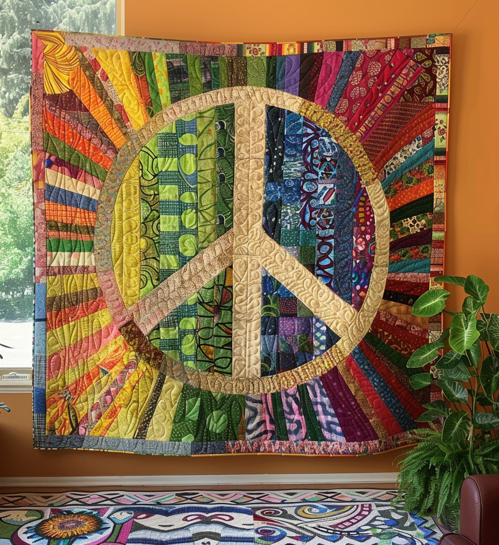 Free Spirit Quilted Blanket - Throw (55" x 60")