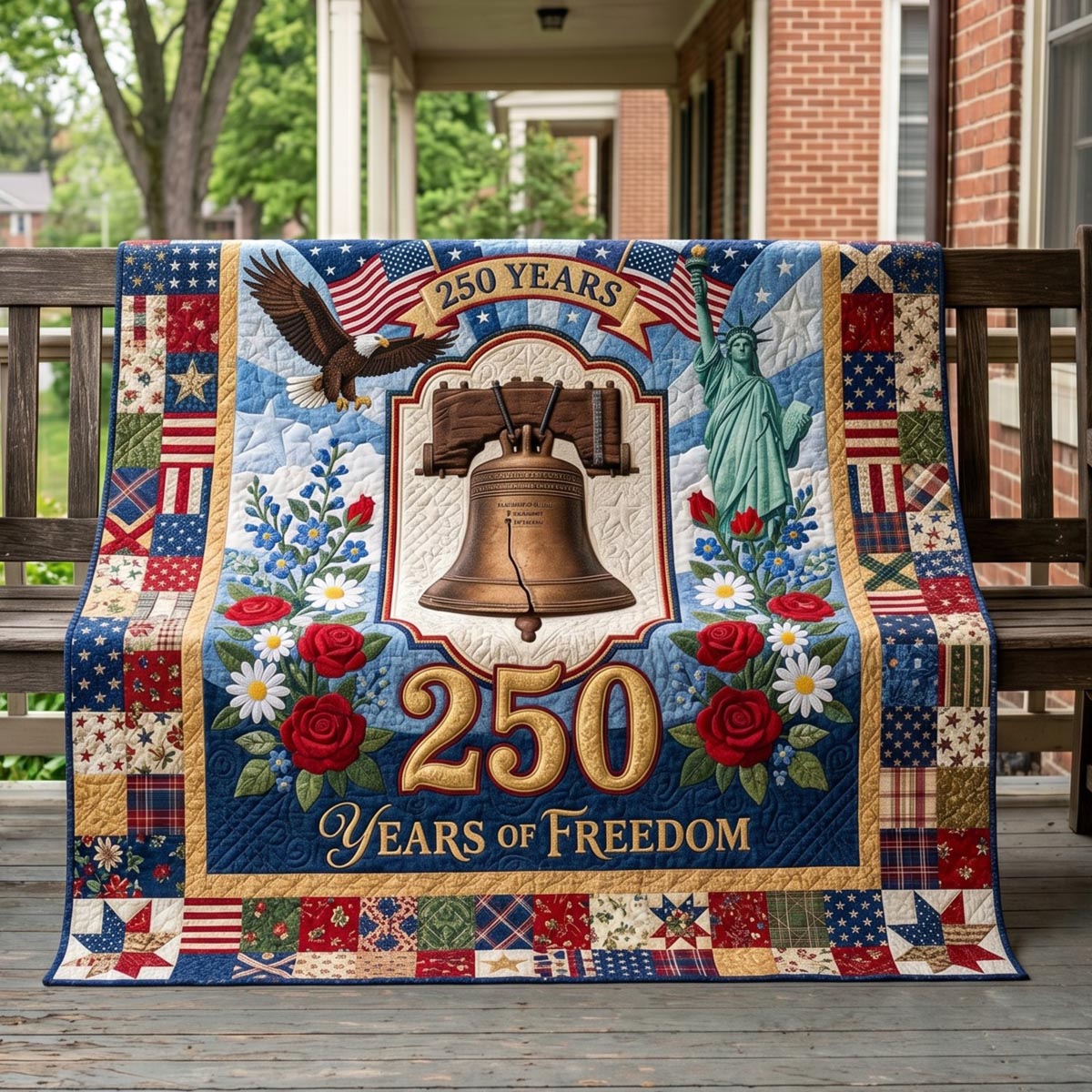 Freedom Celebration Quilted Blanket - Baby (30" x 40") - Pack 1