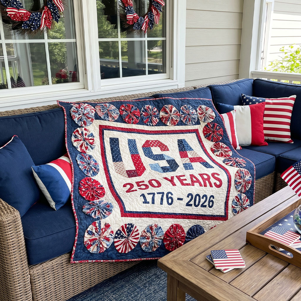 Freedom Fireworks Glow Quilted Blanket - Baby (30" x 40") - Pack 1