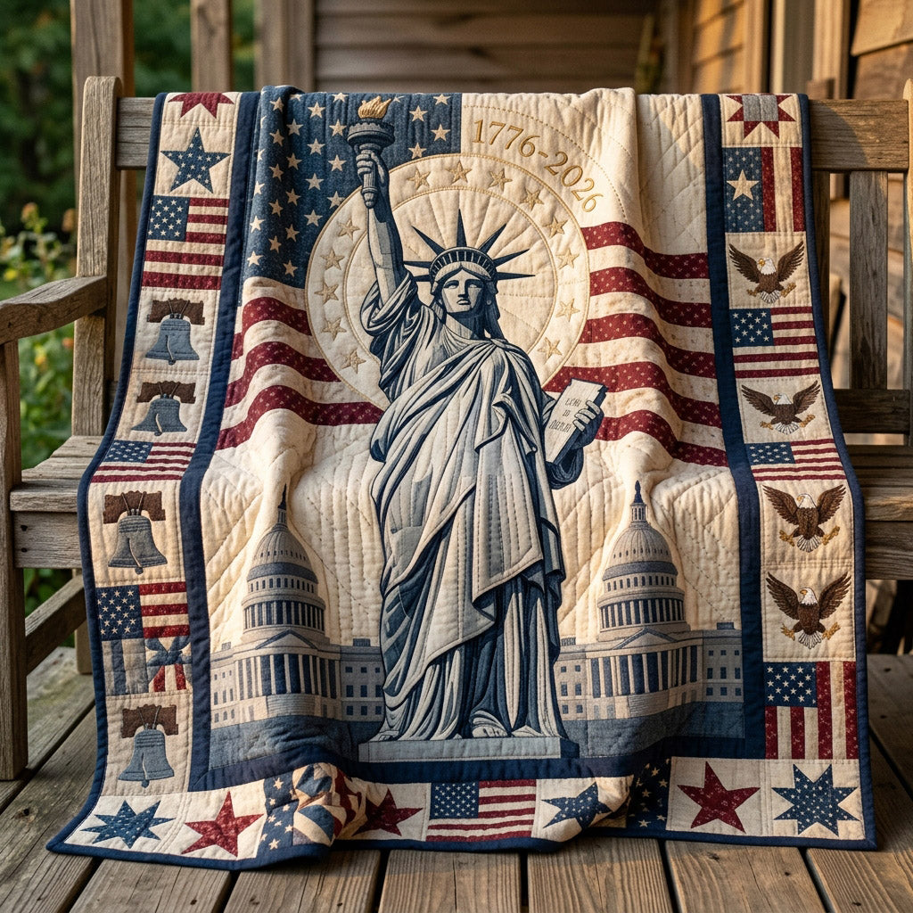 Freedom Flame Quilted Blanket - Baby (30" x 40") - Pack 1