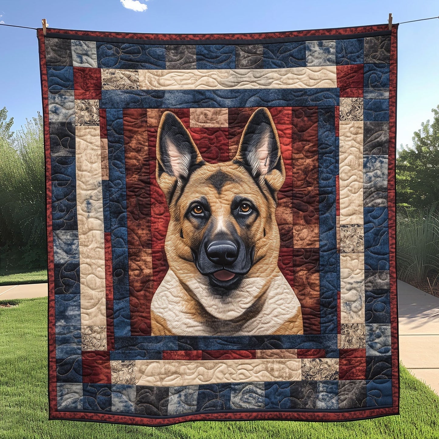 Freedom Furry Quilted Blanket - Baby (30" x 40")