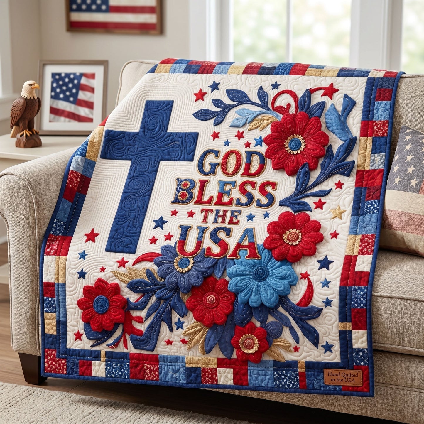 Freedom Glory Quilted Blanket - Baby (30" x 40") - Pack 1