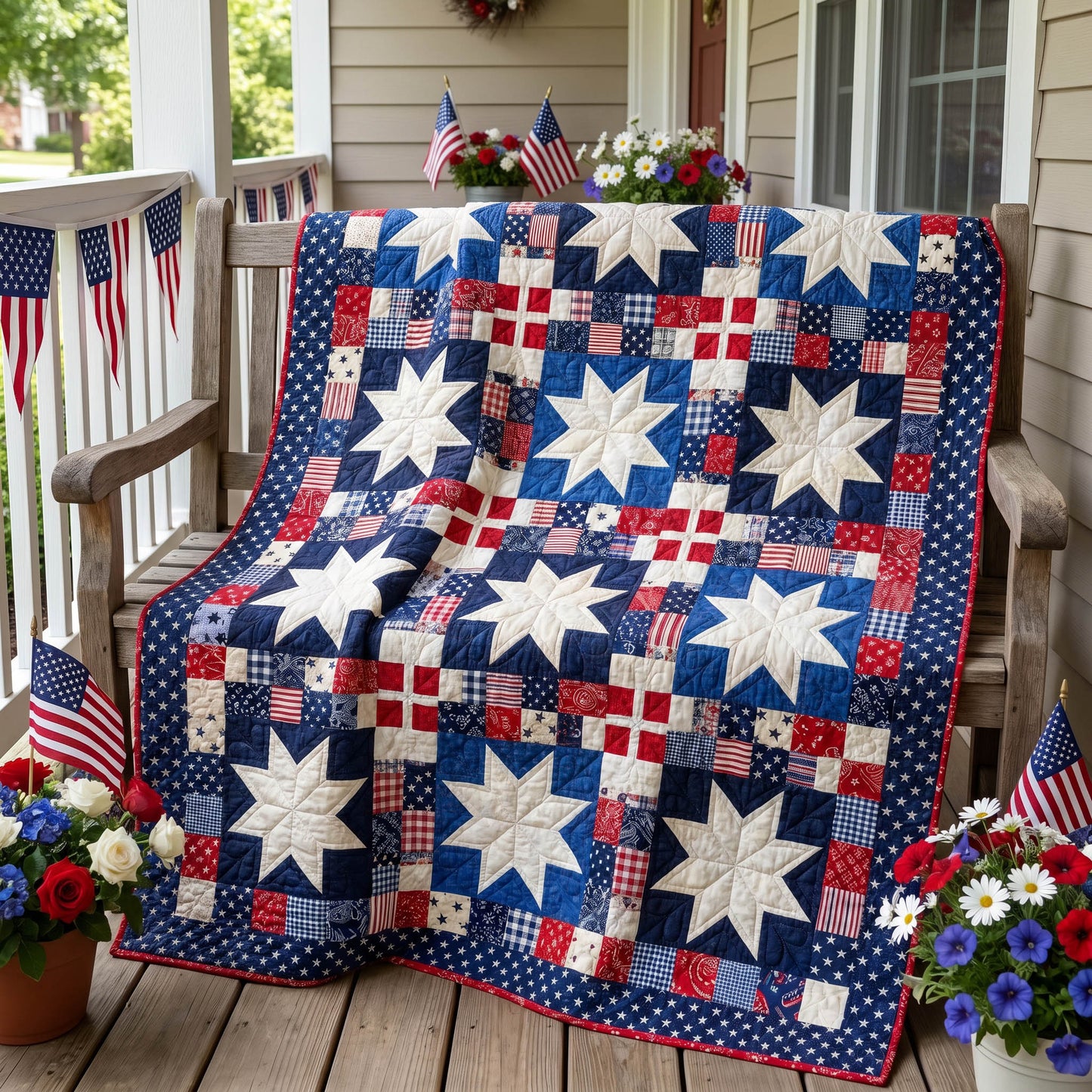 Freedom Harbor Quilted Blanket - Baby (30" x 40") - Pack 1