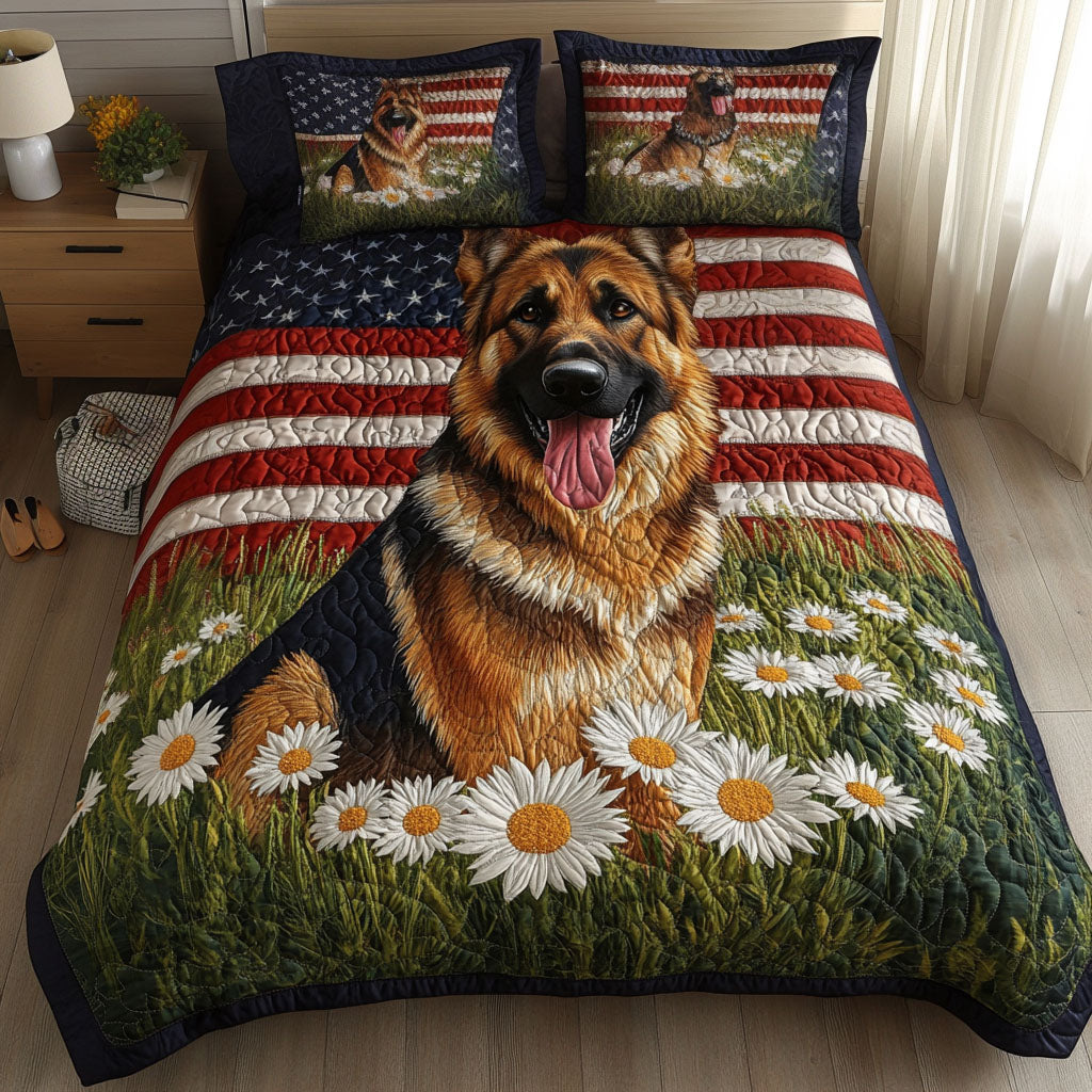 Freedom Shepherd 3-Piece Quilted Bedding Set - Single (59" x 70")