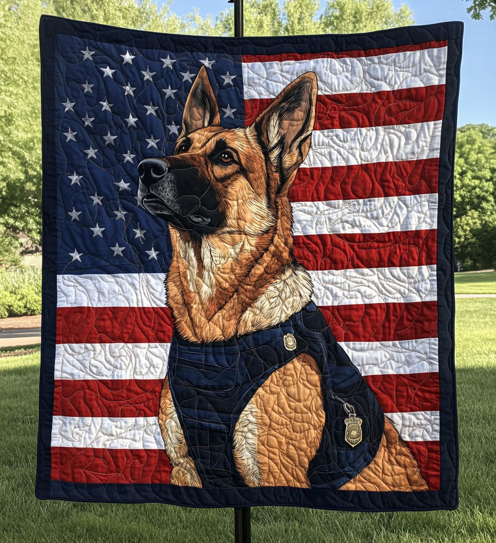 Freedom Shepherd Quilted Blanket - Throw (55" x 60")
