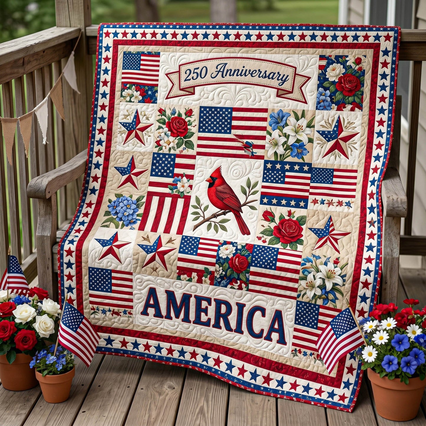 Freedom Threads Quilted Blanket - Baby (30" x 40") - Pack 1