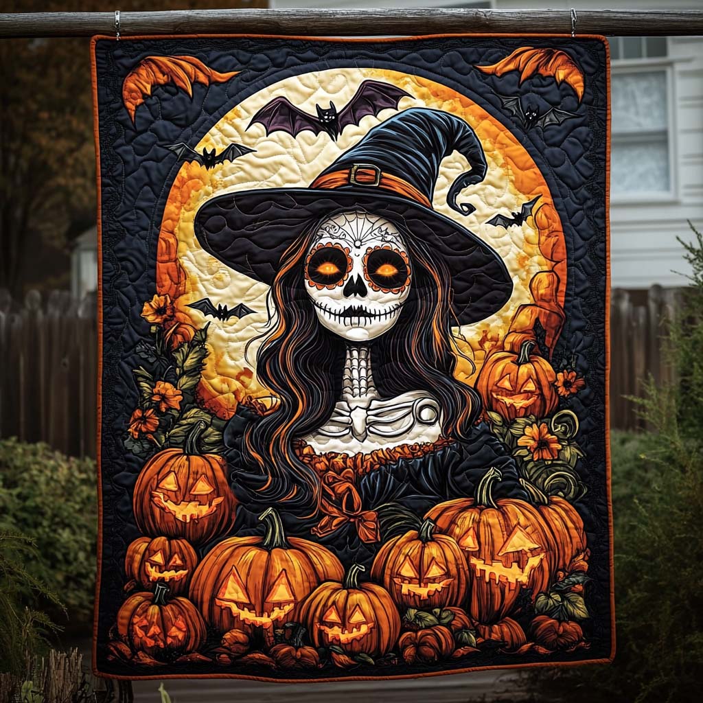 Fright Night Quilted Blanket - Throw (55" x 60")