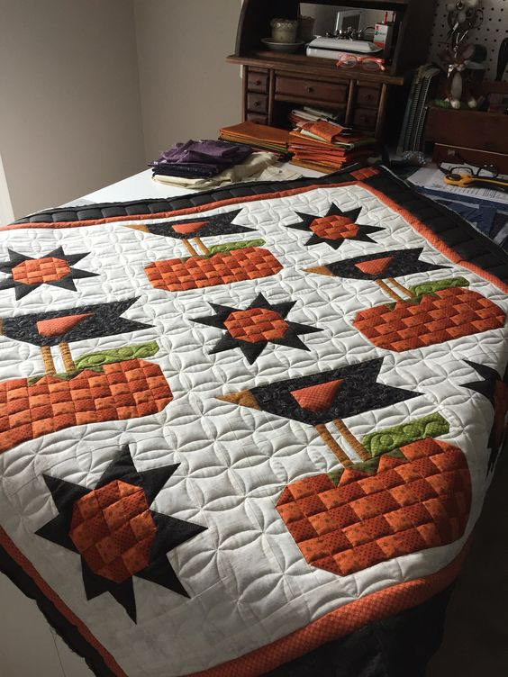 Fright Night Quilted Blanket - Throw (55" x 60")