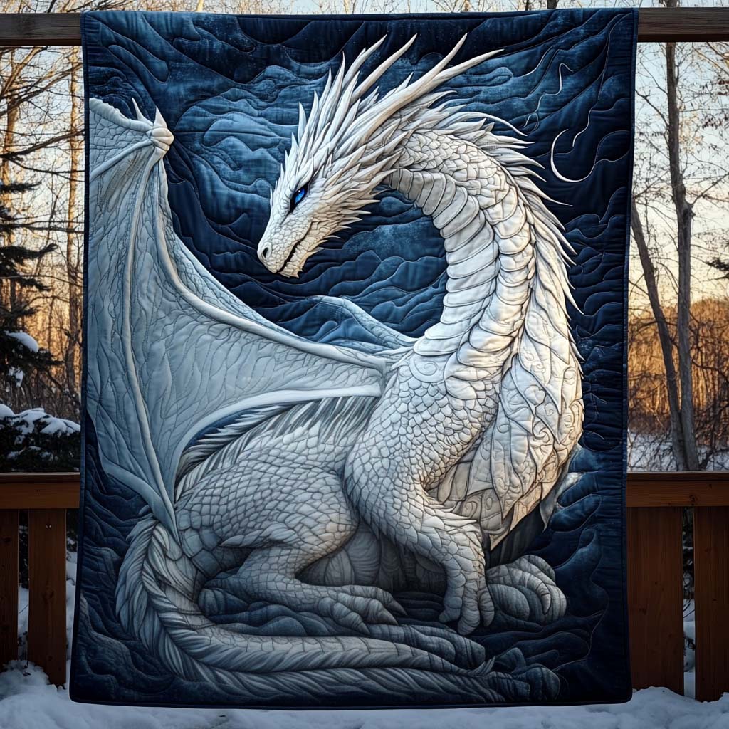 Frosted Majesty Quilted Blanket - Throw (55" x 60")