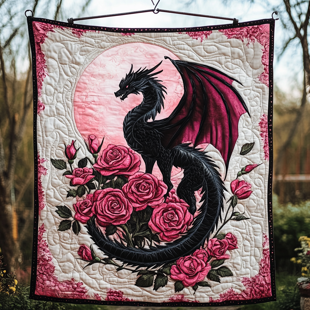 Frostwing Sentinel Quilted Blanket - Throw (55" x 60")