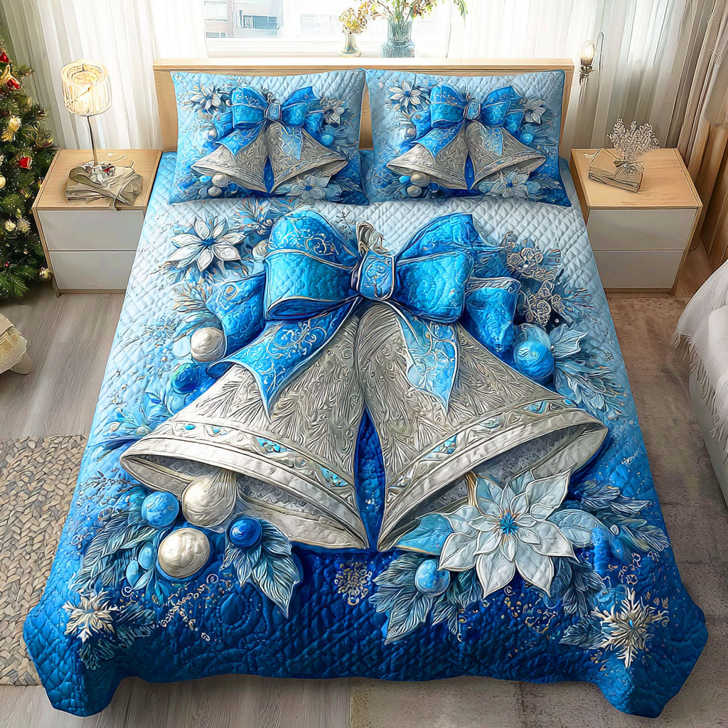 Frozen Chime Melody 3-Piece Quilted Bedding Set - Single (59" x 70")