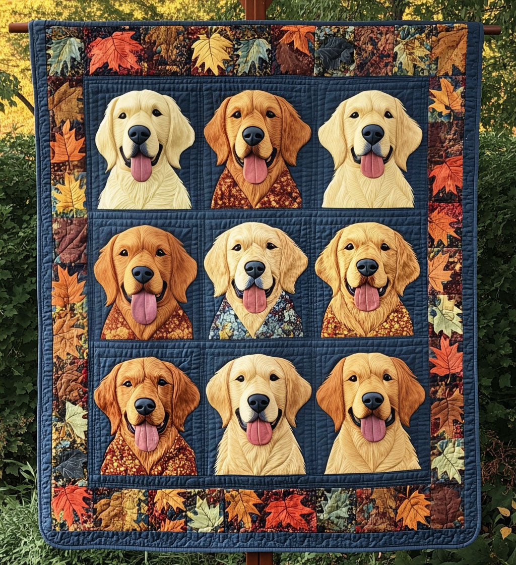 Furry Friend Warmth Quilted Blanket - Throw (55" x 60")