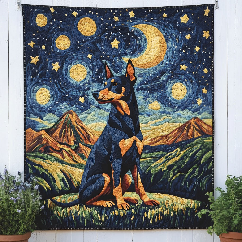 Galaxy Hound Quilted Blanket - Baby (30" x 40")