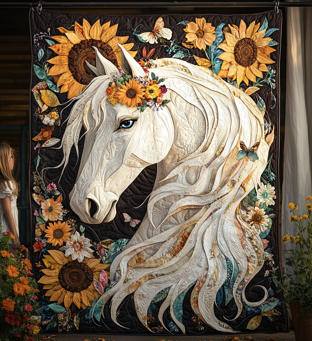 Gallant Grace Art Quilt Hanging - Baby (30" x 40")