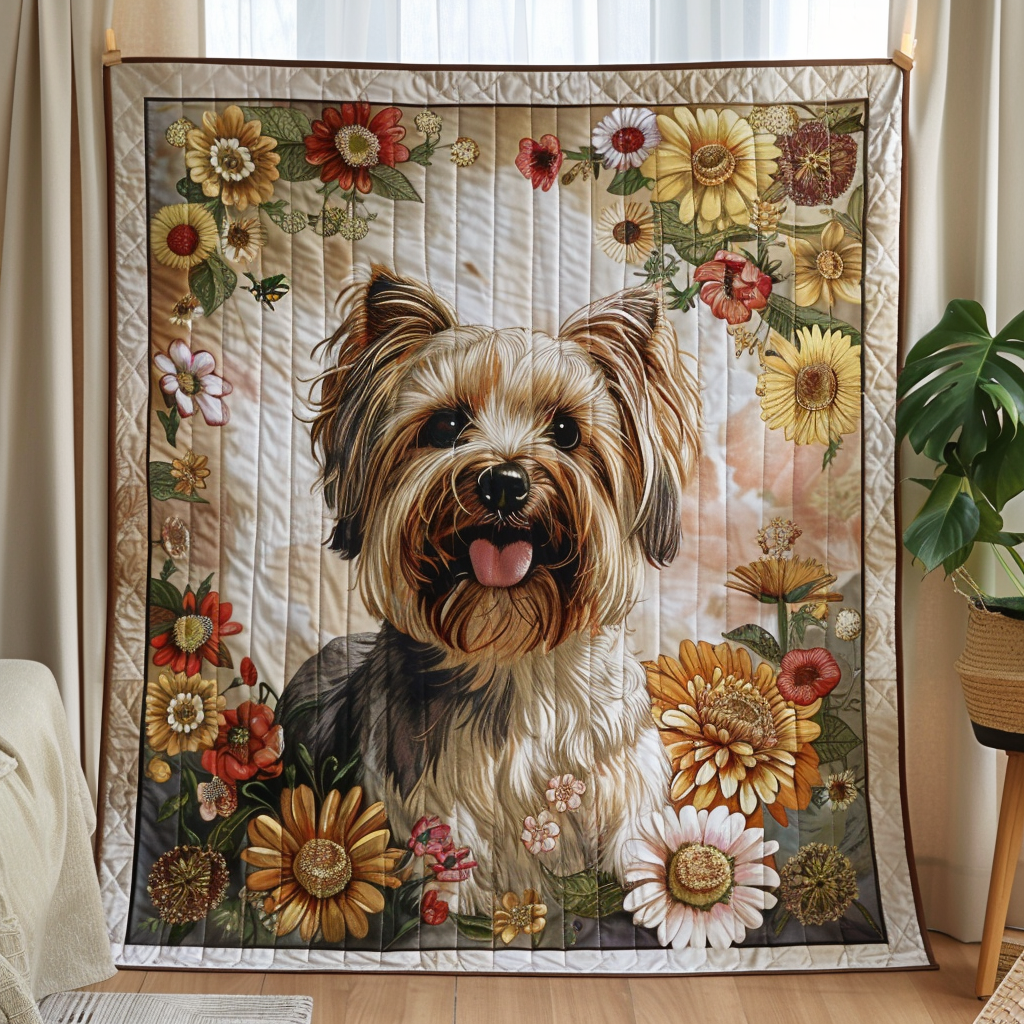 Garden Guardian Quilted Blanket - Throw (55" x 60")