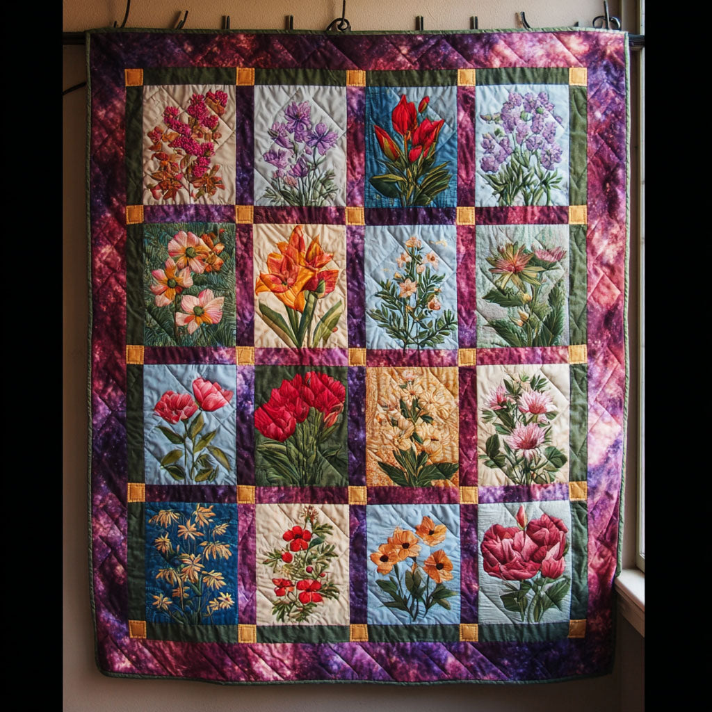 Garden Grace Quilted Blanket - Baby (30" x 40") - Pack 1
