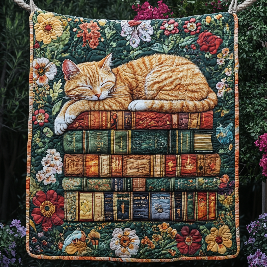 Garden of Dreams Quilted Blanket - Throw (55" x 60")