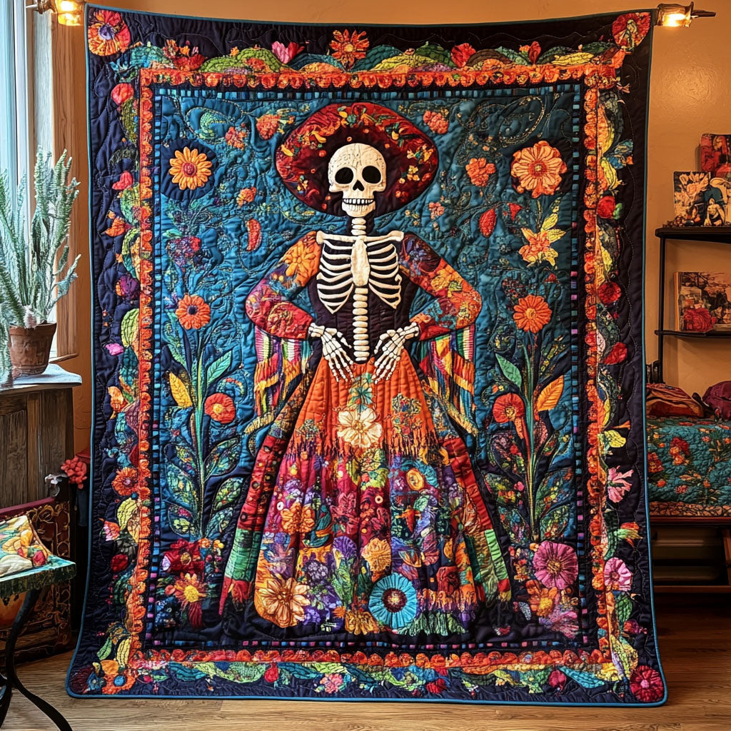 Garden of Life Quilted Blanket - Throw (55" x 60")