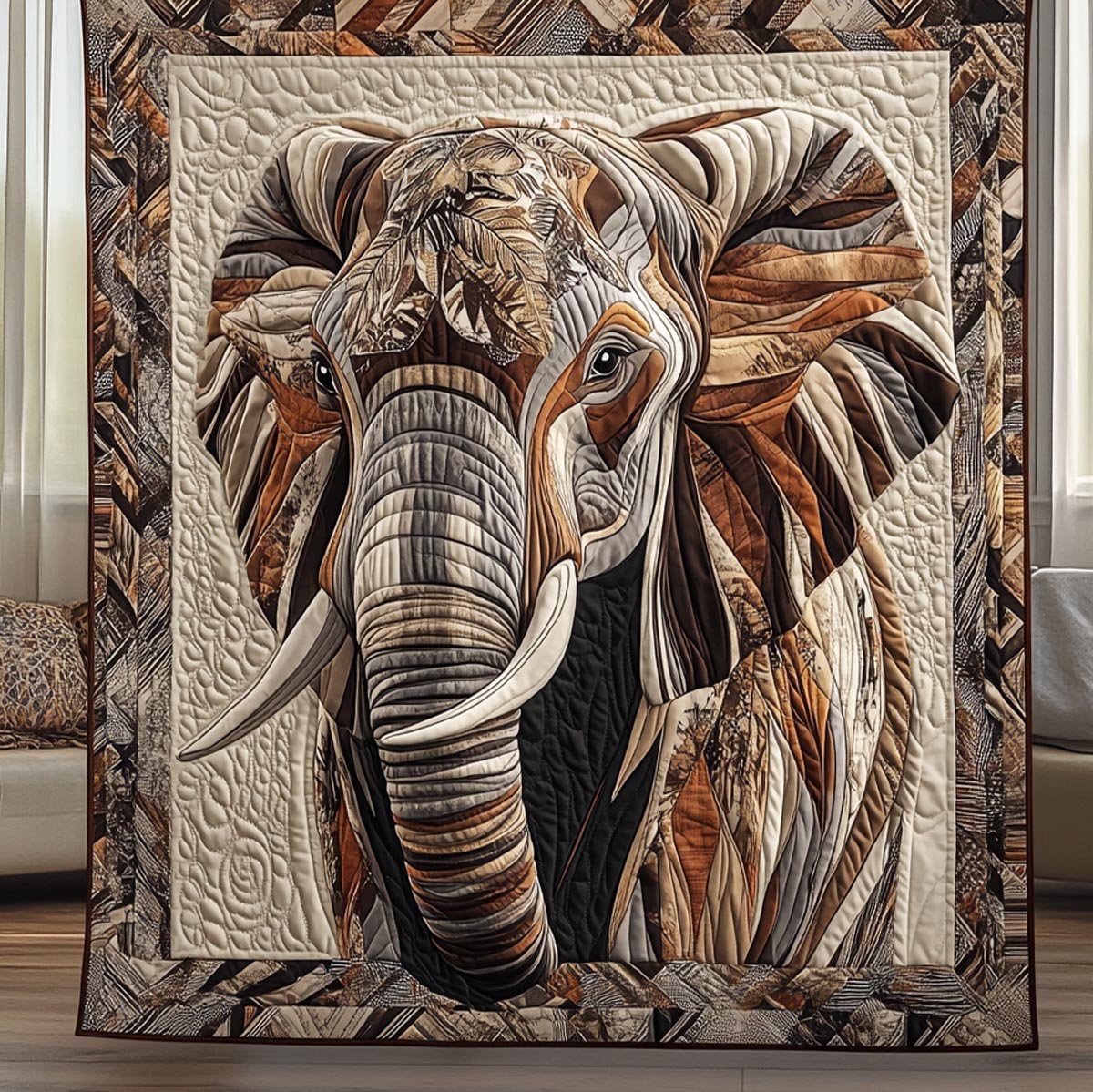 Gentle Elephant Quilted Blanket - Baby (30" x 40") - Pack 1