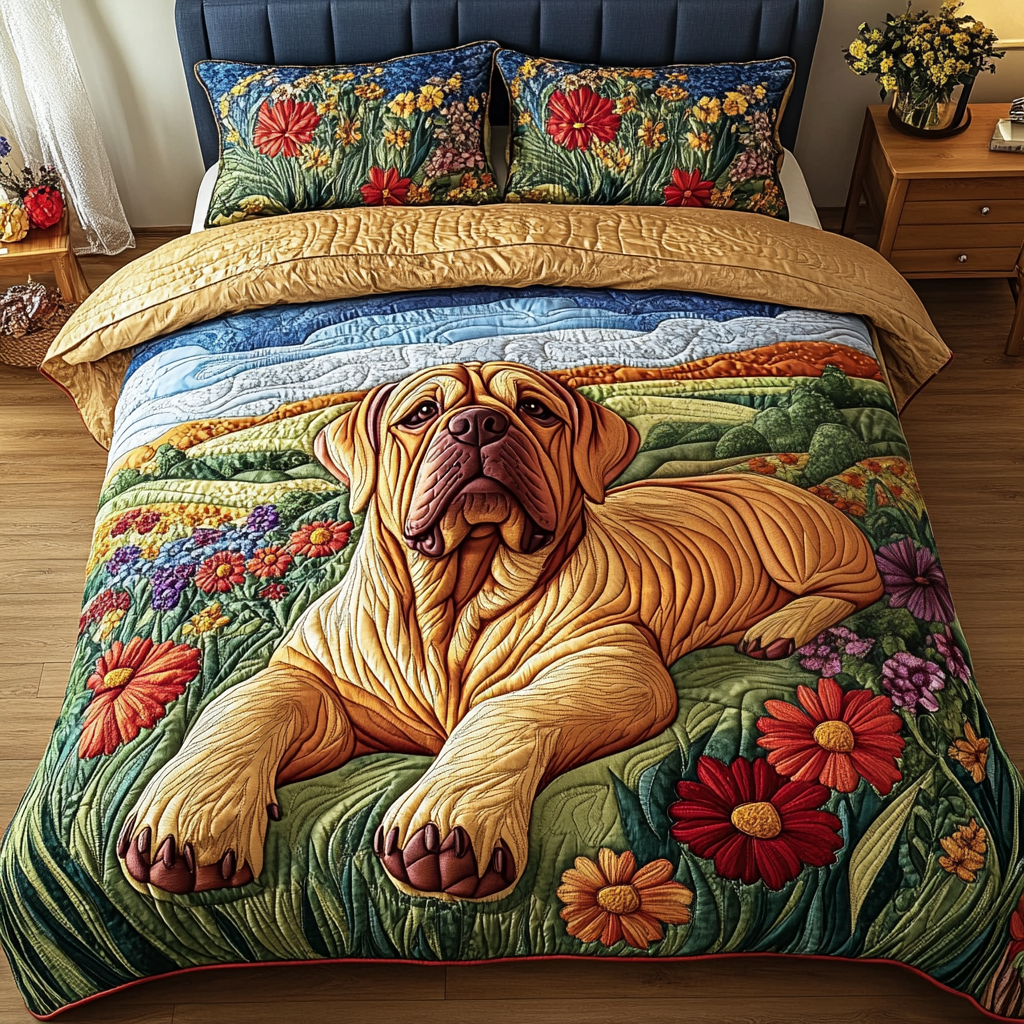 Gentle Giant 3-Piece Quilted Bedding Set - Single (59" x 70")