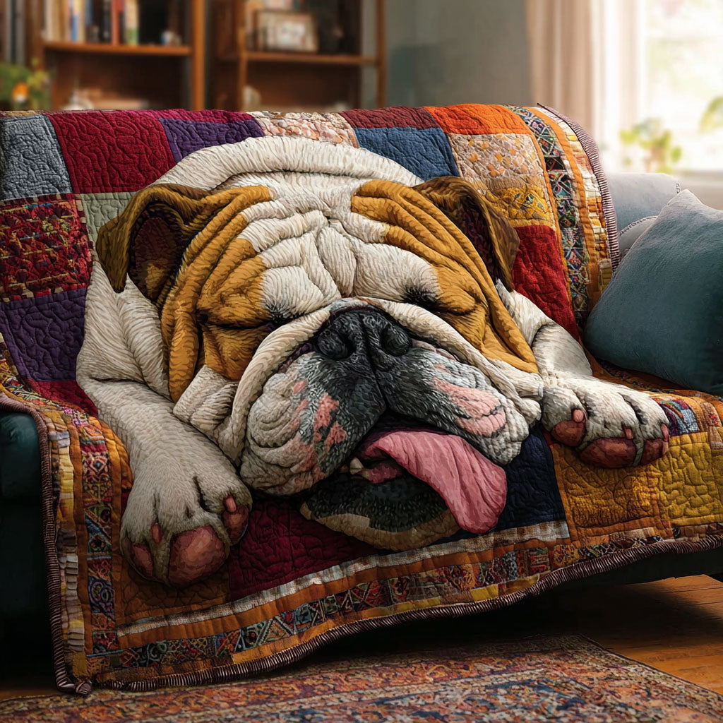 Gentle Giant Bulldog Quilted Blanket - Baby (30" x 40") - Pack 1