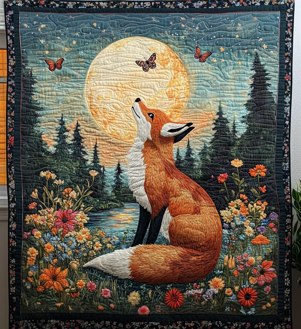 Gentle Rustle Quilted Blanket - Throw (55" x 60")