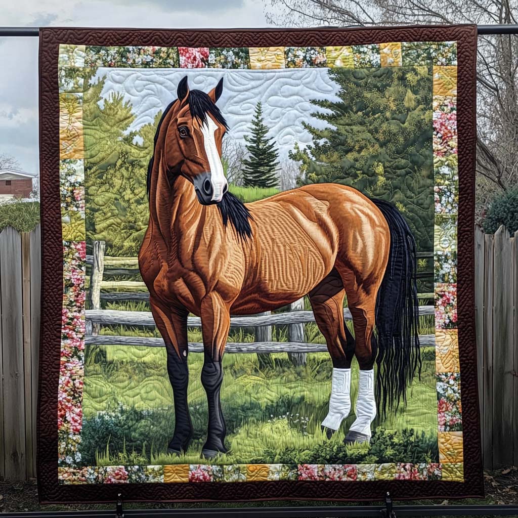 Gentle Strength Quilted Blanket - Throw (55" x 60")