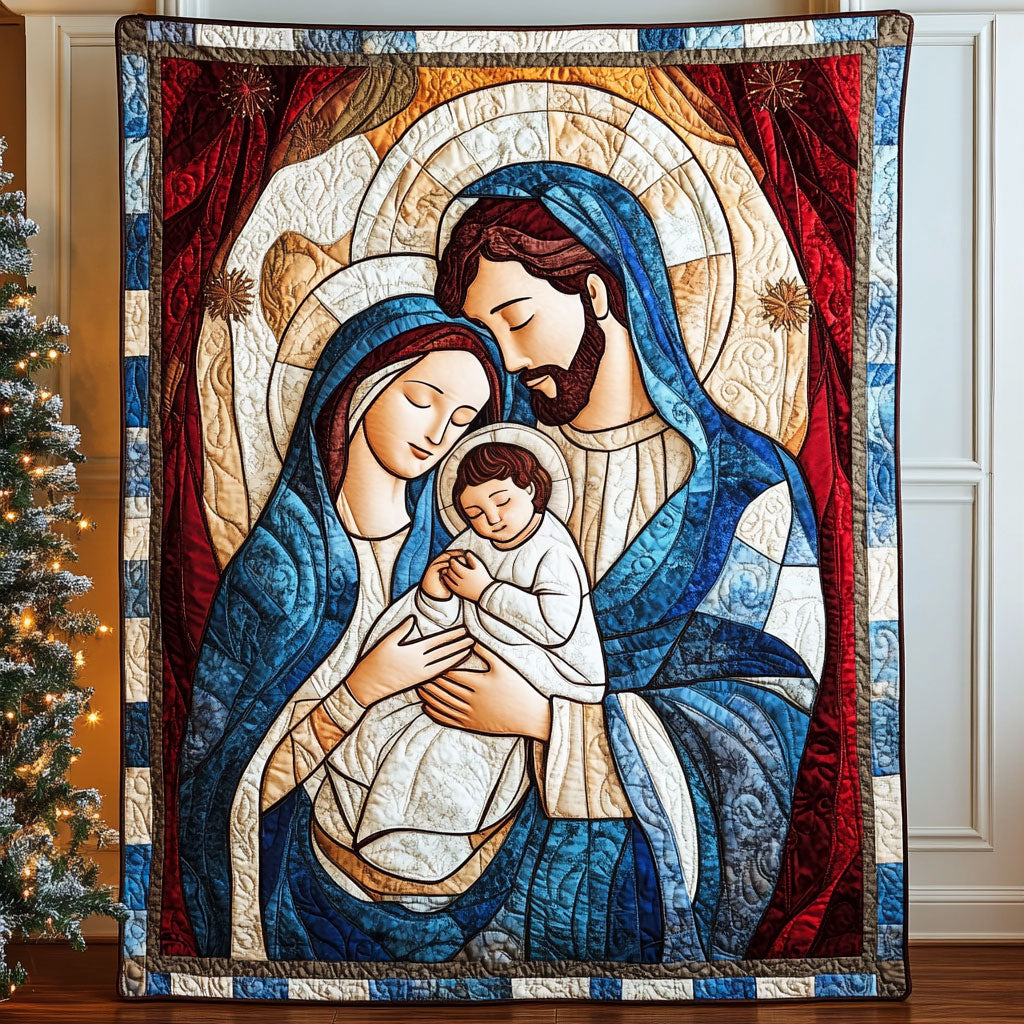 Gentle Strength Quilted Blanket - Throw (55" x 60")