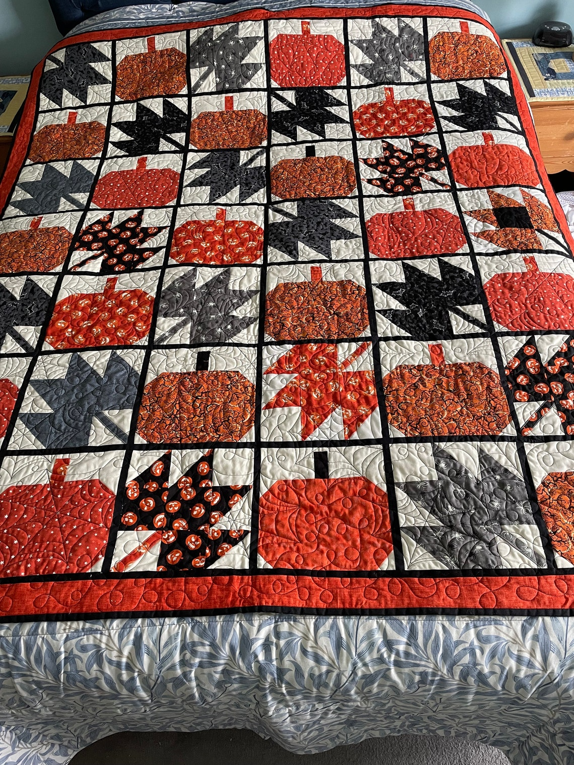 Ghoulish Delight Quilted Blanket - Throw (55" x 60")