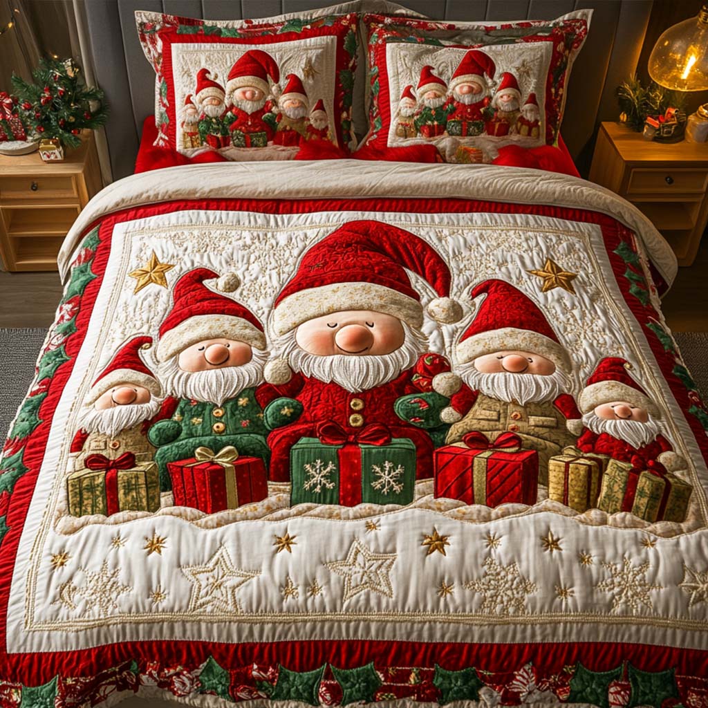 Gifted Spirits 3-Piece Quilted Bedding Set - Single (59" x 70")