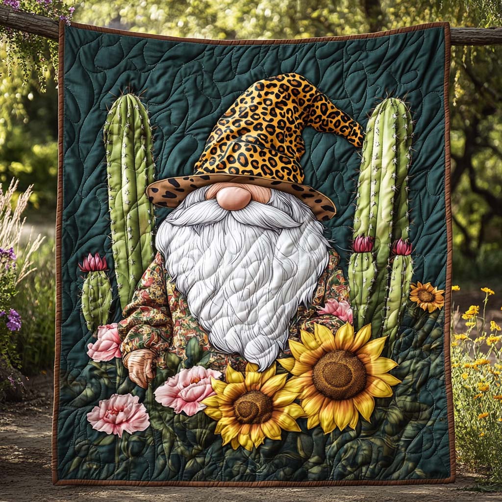 Gnome Harvest Days Quilted Blanket - Baby (30" x 40") - Pack 1